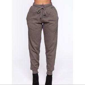 Stole Your Boyfriend's Oversized Jogger - Charcoal